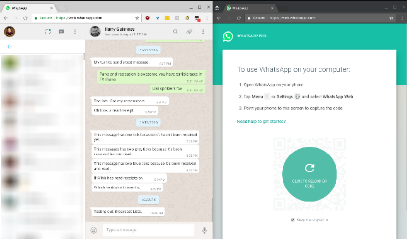 whatsapp web desktop