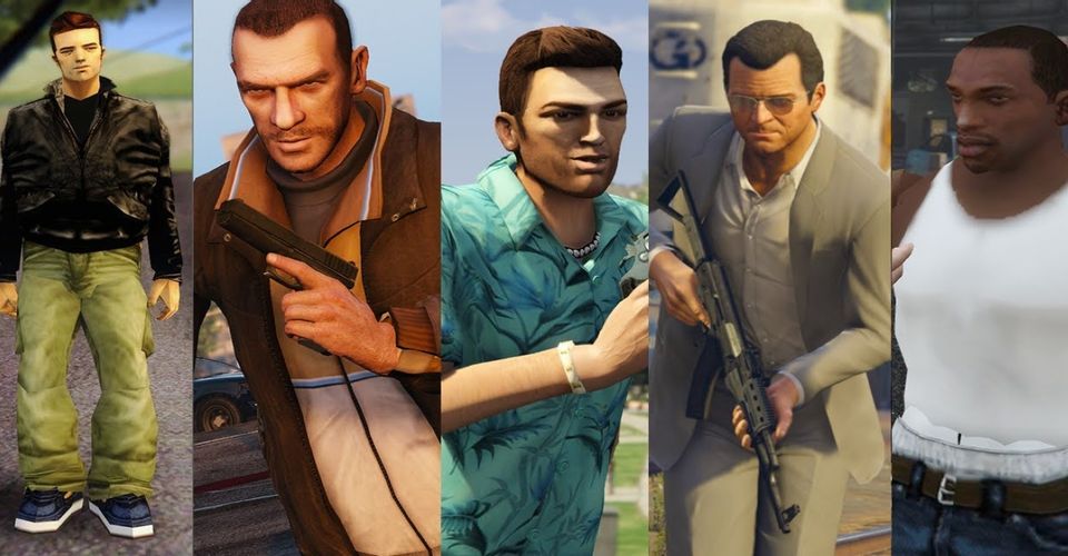 Artist Recreates Grand Theft Auto Protagonists in HD