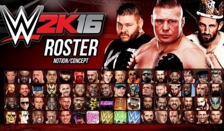 wwe 2k 16 roster
