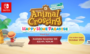Animal Crossing Happy Home Paradise DLC Date
