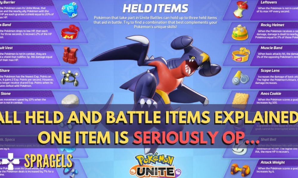 Pokemon Unite Items Guide Best Held Items for Every Role