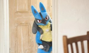 Why do you need human companionship when you can have a life-sized Lucario Plush?