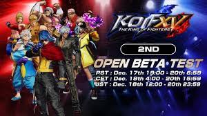 SNK launches 2nd King of Fighters Open Beta Test