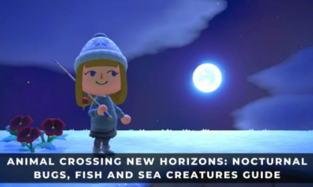 ANIMAL CROSSING NEW ORIZONS: NOCTURNAL BUGS FISH AND SEA CRATURES GUIDE