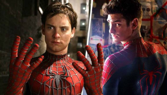 Andrew Garfield and Tobey Maguire Sneak Into 'Spider-Man' Screenings Together
