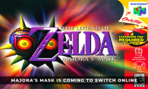 MAJORA'S MASK IS NEAREST IN LINE FOR NINTENDO SWIFT ONLINE