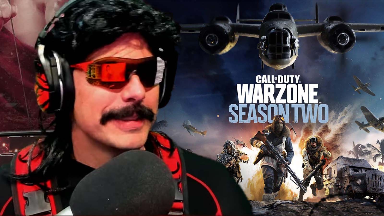 Dr. Disrespect claims that interest in Warzone is at an "All-time Low".