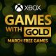 March 2022: Xbox Games with Gold Free