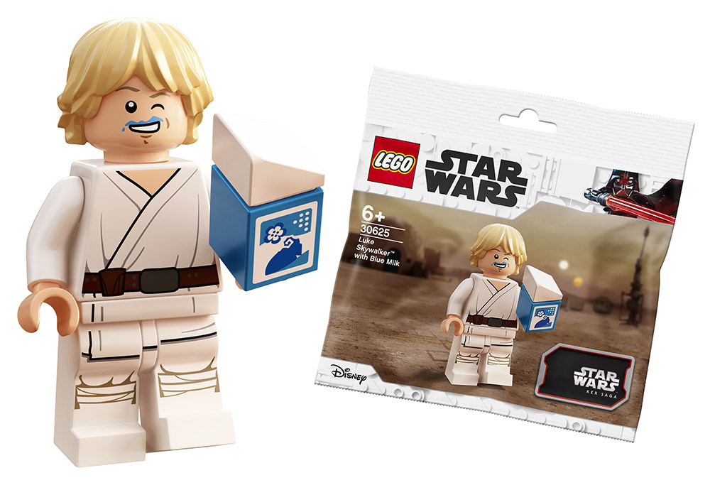 How to get Luke Skywalker LEGO Minifigure with Blue Milk LEGO