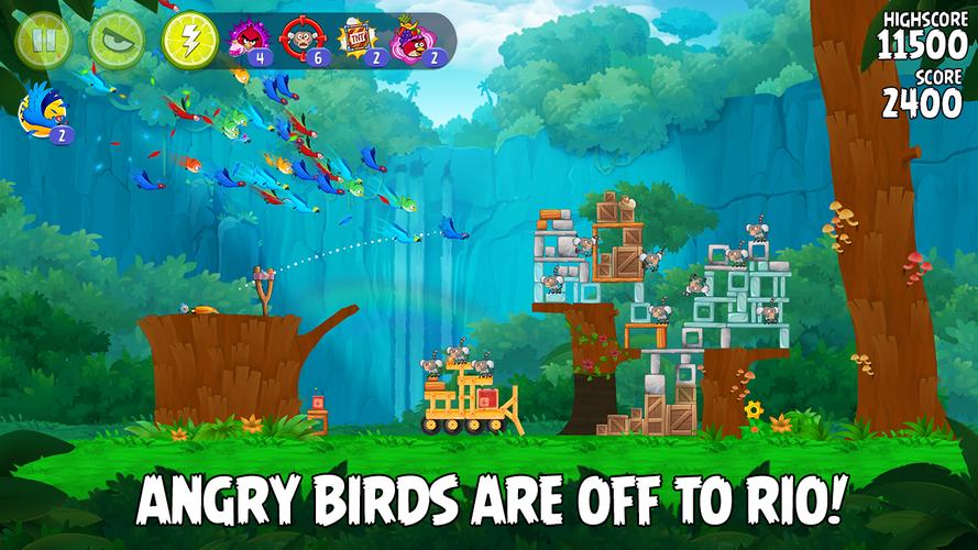 angry birds rio games for free