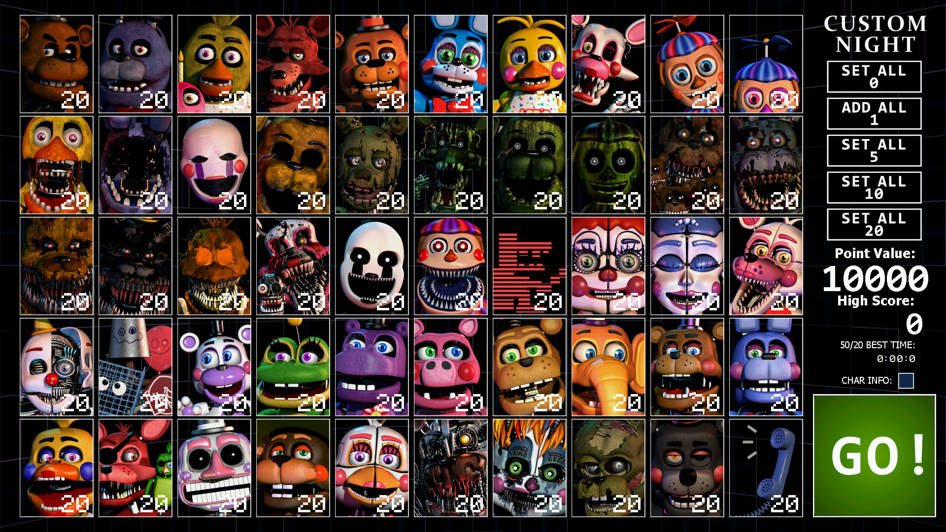 Five Nights At freddys Ultimate Custom Night PC Version Game Free Download