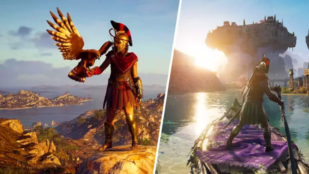 The game Assassin's creed Odyssey is described as the most stunning game of the series by the fans